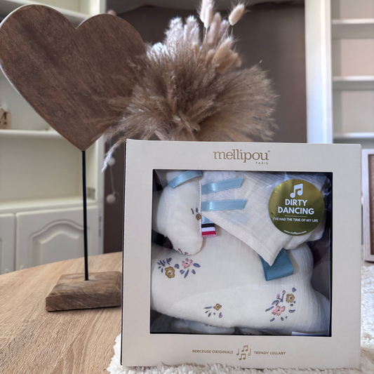 Coffret naissance – Nuage musical & doudou lange