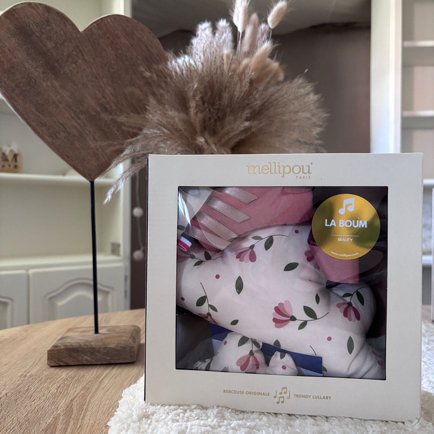 Coffret naissance – Nuage musical & doudou lange