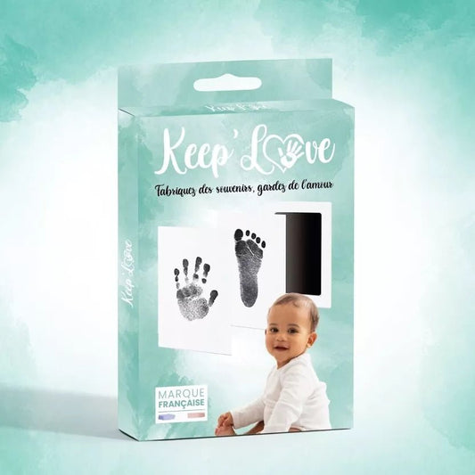 Kit empreintes bébé mains & pieds – Sans encre, sans contact - Cocons & merveilles