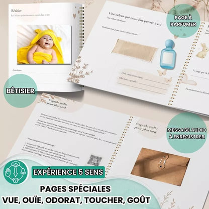 Livre de naissance bébé - Cocons & merveilles